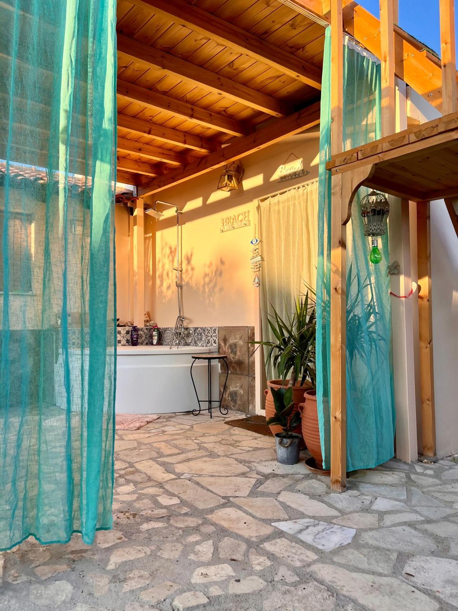 毕达哥利翁Holiday Oasis With Private Patio And Hammam-Style Bath In Chora-Pithagoreo, Samos Island别墅 外观 照片